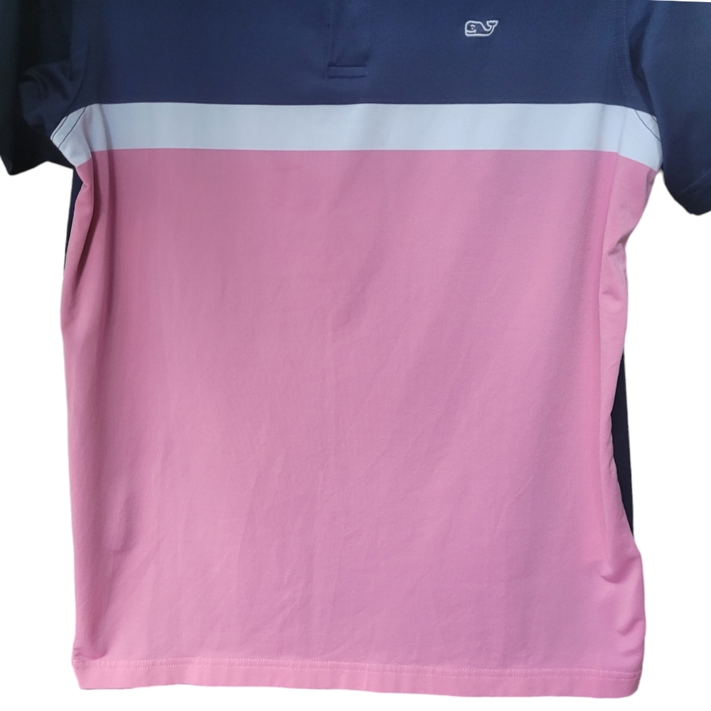 Vineyard Vines McGovern Engineer Stripe Sankaty Performance Polo Size S - Picture 6 of 14